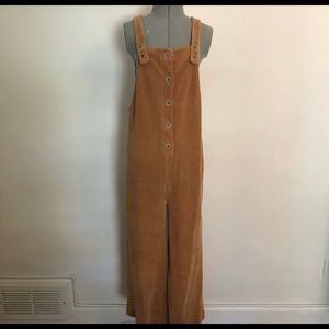 Madewell Texture & Thread Velour Overalls